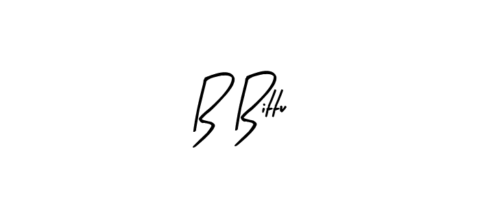 How to make B Bittu name signature. Use Arty Signature style for creating short signs online. This is the latest handwritten sign. B Bittu signature style 8 images and pictures png