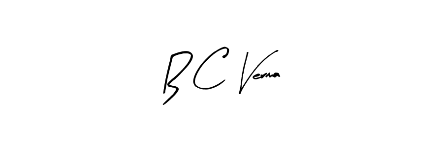 Use a signature maker to create a handwritten signature online. With this signature software, you can design (Arty Signature) your own signature for name B C Verma. B C Verma signature style 8 images and pictures png