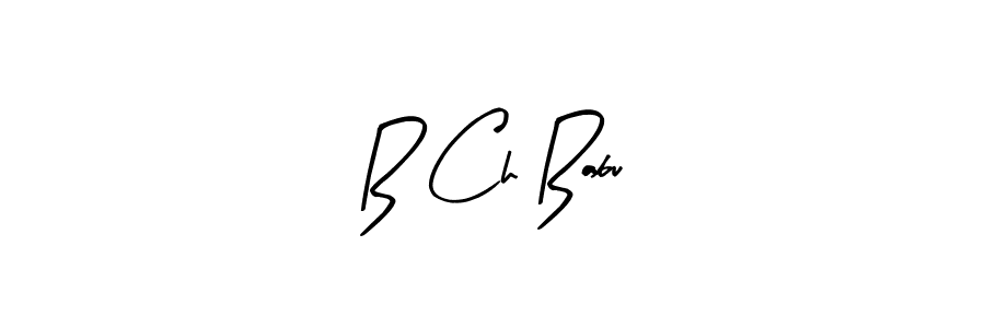 Use a signature maker to create a handwritten signature online. With this signature software, you can design (Arty Signature) your own signature for name B Ch Babu. B Ch Babu signature style 8 images and pictures png