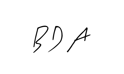 Best and Professional Signature Style for B D A. Arty Signature Best Signature Style Collection. B D A signature style 8 images and pictures png