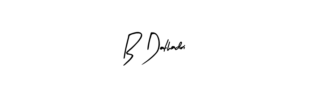 Also we have B Dathadri name is the best signature style. Create professional handwritten signature collection using Arty Signature autograph style. B Dathadri signature style 8 images and pictures png