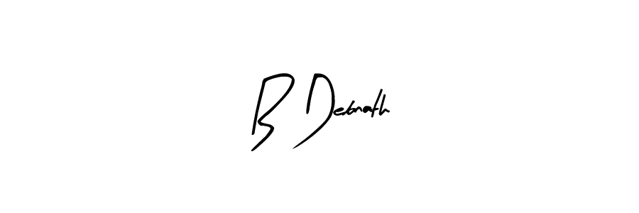 if you are searching for the best signature style for your name B Debnath. so please give up your signature search. here we have designed multiple signature styles  using Arty Signature. B Debnath signature style 8 images and pictures png