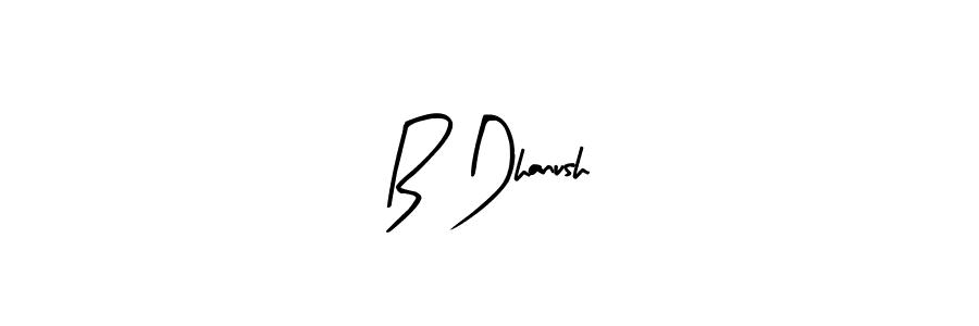 It looks lik you need a new signature style for name B Dhanush. Design unique handwritten (Arty Signature) signature with our free signature maker in just a few clicks. B Dhanush signature style 8 images and pictures png