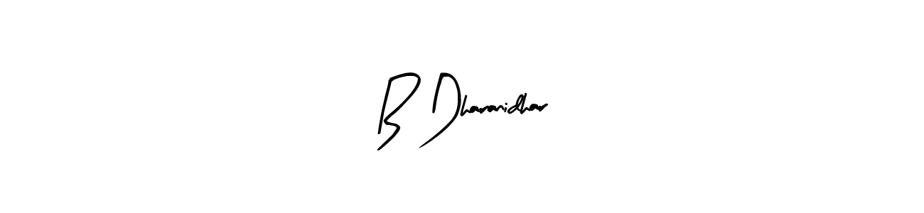 Also we have B Dharanidhar name is the best signature style. Create professional handwritten signature collection using Arty Signature autograph style. B Dharanidhar signature style 8 images and pictures png