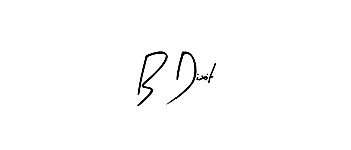 Also we have B Dixit name is the best signature style. Create professional handwritten signature collection using Arty Signature autograph style. B Dixit signature style 8 images and pictures png