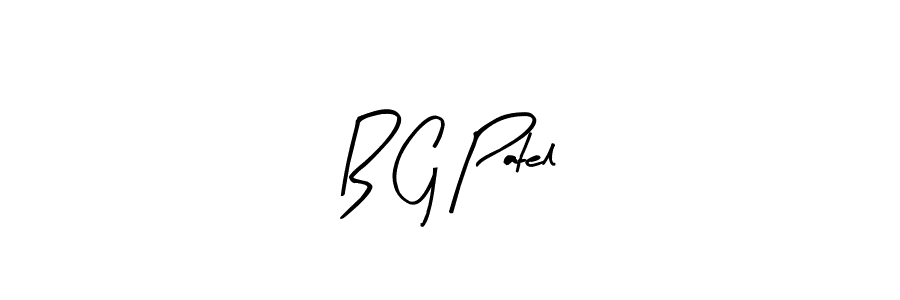 Also we have B G Patel name is the best signature style. Create professional handwritten signature collection using Arty Signature autograph style. B G Patel signature style 8 images and pictures png