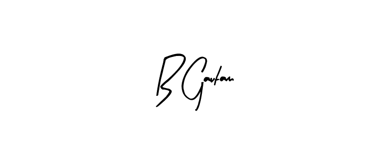 Similarly Arty Signature is the best handwritten signature design. Signature creator online .You can use it as an online autograph creator for name B Gautam. B Gautam signature style 8 images and pictures png
