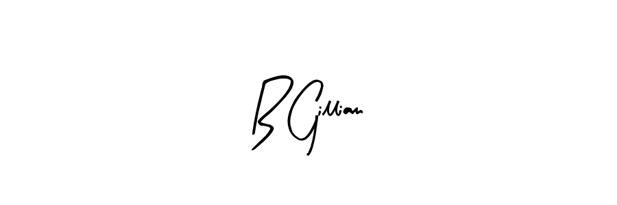 B Gilliam stylish signature style. Best Handwritten Sign (Arty Signature) for my name. Handwritten Signature Collection Ideas for my name B Gilliam. B Gilliam signature style 8 images and pictures png