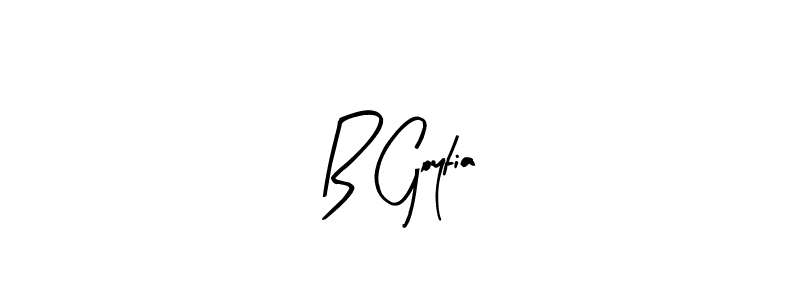 Arty Signature is a professional signature style that is perfect for those who want to add a touch of class to their signature. It is also a great choice for those who want to make their signature more unique. Get B Goytia name to fancy signature for free. B Goytia signature style 8 images and pictures png