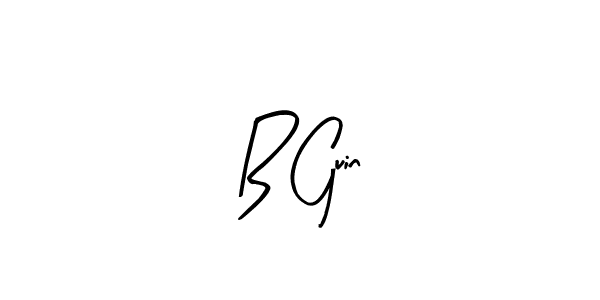 Design your own signature with our free online signature maker. With this signature software, you can create a handwritten (Arty Signature) signature for name B Guin. B Guin signature style 8 images and pictures png