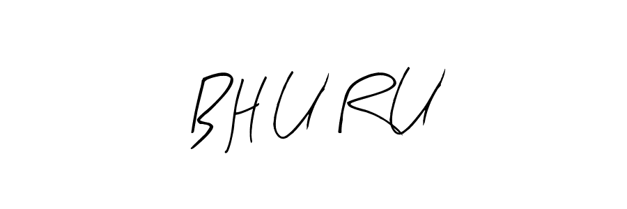 Best and Professional Signature Style for B H U R U. Arty Signature Best Signature Style Collection. B H U R U signature style 8 images and pictures png