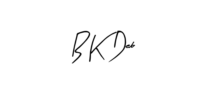 You should practise on your own different ways (Arty Signature) to write your name (B K Deb) in signature. don't let someone else do it for you. B K Deb signature style 8 images and pictures png
