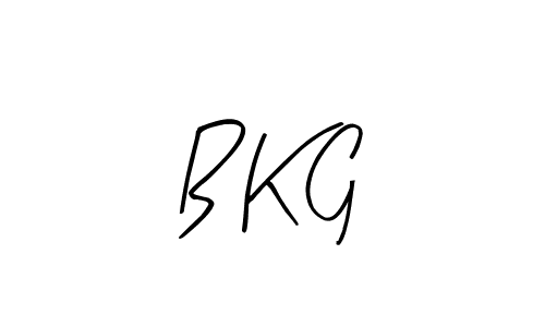 Arty Signature is a professional signature style that is perfect for those who want to add a touch of class to their signature. It is also a great choice for those who want to make their signature more unique. Get B K G name to fancy signature for free. B K G signature style 8 images and pictures png