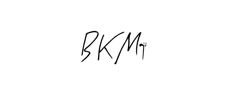 How to make B K Maji name signature. Use Arty Signature style for creating short signs online. This is the latest handwritten sign. B K Maji signature style 8 images and pictures png