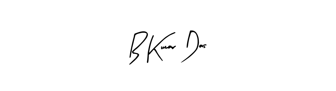 Create a beautiful signature design for name B Kumar Das. With this signature (Arty Signature) fonts, you can make a handwritten signature for free. B Kumar Das signature style 8 images and pictures png