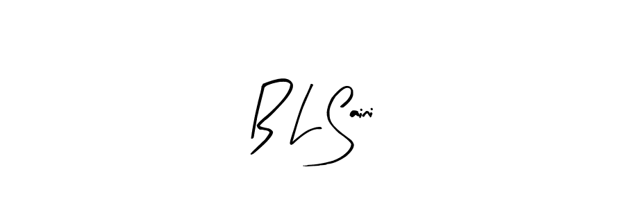 Here are the top 10 professional signature styles for the name B L Saini. These are the best autograph styles you can use for your name. B L Saini signature style 8 images and pictures png
