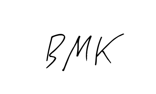 Make a beautiful signature design for name B M K. With this signature (Arty Signature) style, you can create a handwritten signature for free. B M K signature style 8 images and pictures png