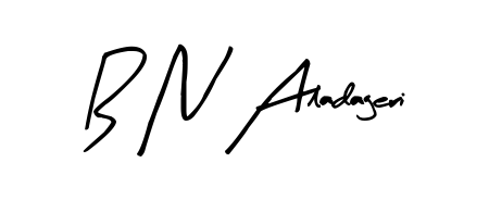 Practice writing B N Aladageri with the flow of Arty Signature lettering. A fantastic source of inspiration for developing your personal signature style. B N Aladageri signature style 8 images and pictures png