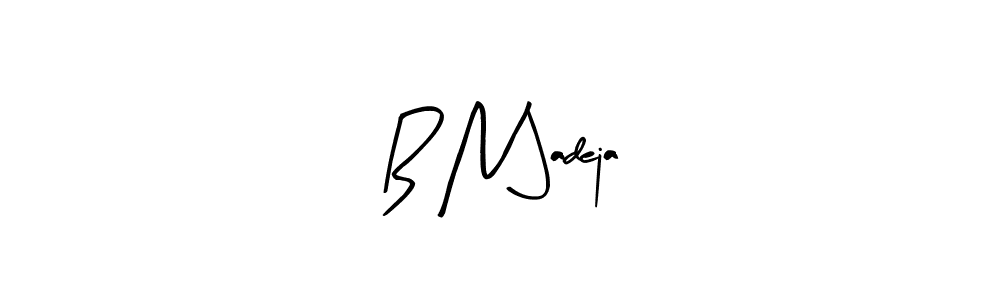 Also we have B N Jadeja name is the best signature style. Create professional handwritten signature collection using Arty Signature autograph style. B N Jadeja signature style 8 images and pictures png