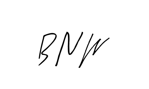 How to make B N W signature? Arty Signature is a professional autograph style. Create handwritten signature for B N W name. B N W signature style 8 images and pictures png