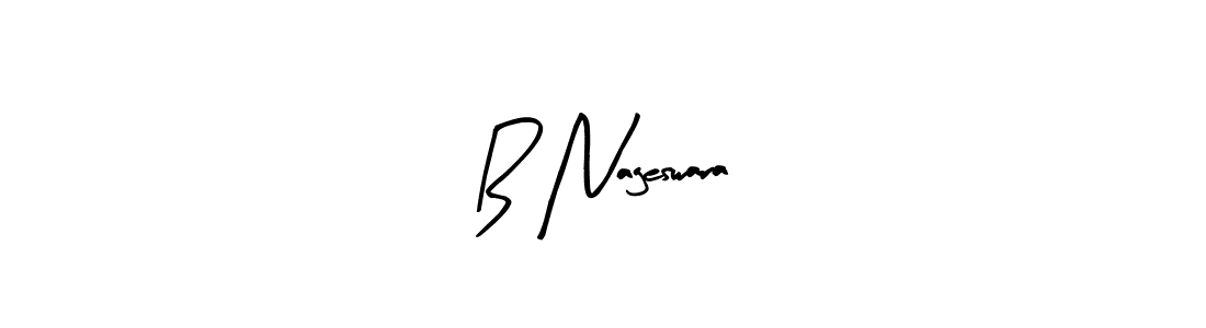 Also You can easily find your signature by using the search form. We will create B Nageswara name handwritten signature images for you free of cost using Arty Signature sign style. B Nageswara signature style 8 images and pictures png