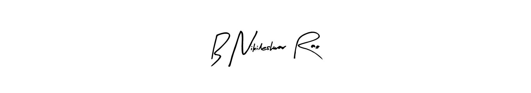 Also we have B Nikileshwar Rao name is the best signature style. Create professional handwritten signature collection using Arty Signature autograph style. B Nikileshwar Rao signature style 8 images and pictures png