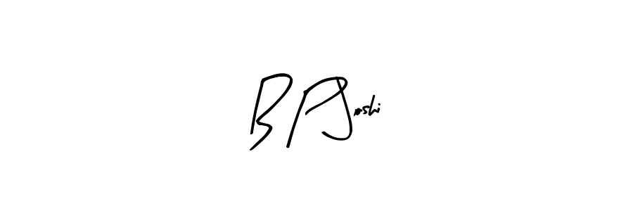 B P Joshi stylish signature style. Best Handwritten Sign (Arty Signature) for my name. Handwritten Signature Collection Ideas for my name B P Joshi. B P Joshi signature style 8 images and pictures png