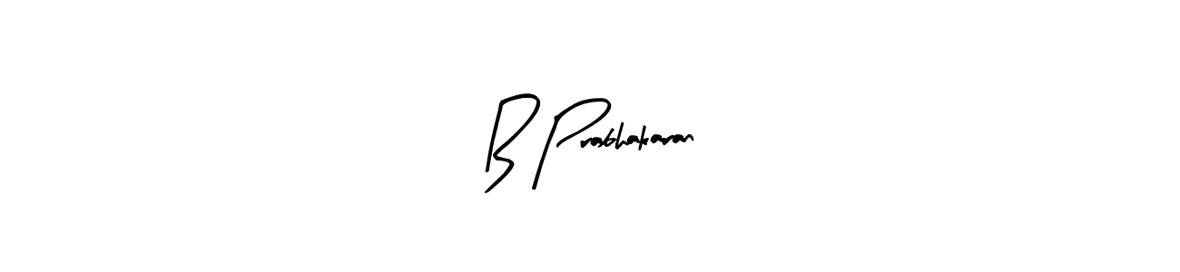 B Prabhakaran stylish signature style. Best Handwritten Sign (Arty Signature) for my name. Handwritten Signature Collection Ideas for my name B Prabhakaran. B Prabhakaran signature style 8 images and pictures png