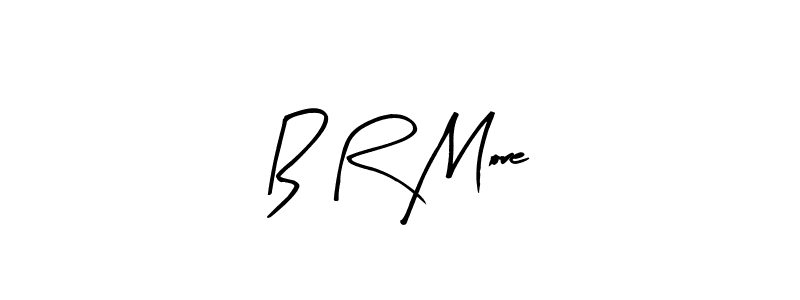 Create a beautiful signature design for name B R More. With this signature (Arty Signature) fonts, you can make a handwritten signature for free. B R More signature style 8 images and pictures png