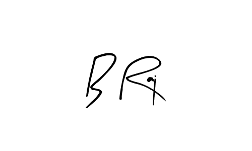 Make a beautiful signature design for name B Raj. With this signature (Arty Signature) style, you can create a handwritten signature for free. B Raj signature style 8 images and pictures png