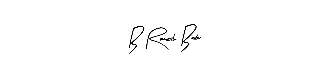 Also we have B Ramesh Babu name is the best signature style. Create professional handwritten signature collection using Arty Signature autograph style. B Ramesh Babu signature style 8 images and pictures png