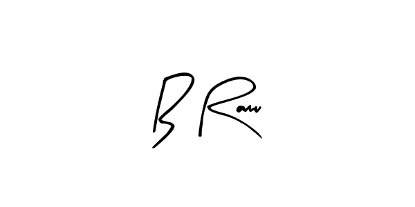 Similarly Arty Signature is the best handwritten signature design. Signature creator online .You can use it as an online autograph creator for name B Ramu. B Ramu signature style 8 images and pictures png