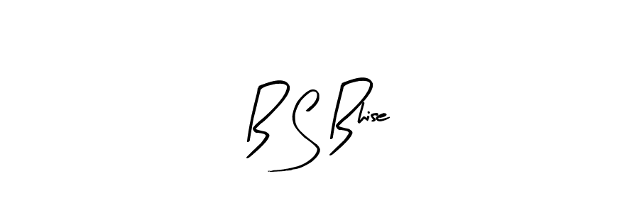 How to Draw B S Bhise signature style? Arty Signature is a latest design signature styles for name B S Bhise. B S Bhise signature style 8 images and pictures png