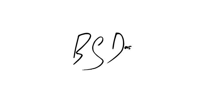 The best way (Arty Signature) to make a short signature is to pick only two or three words in your name. The name B S Das include a total of six letters. For converting this name. B S Das signature style 8 images and pictures png