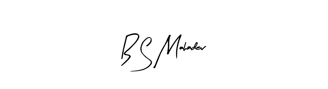 You can use this online signature creator to create a handwritten signature for the name B S Mahadev. This is the best online autograph maker. B S Mahadev signature style 8 images and pictures png