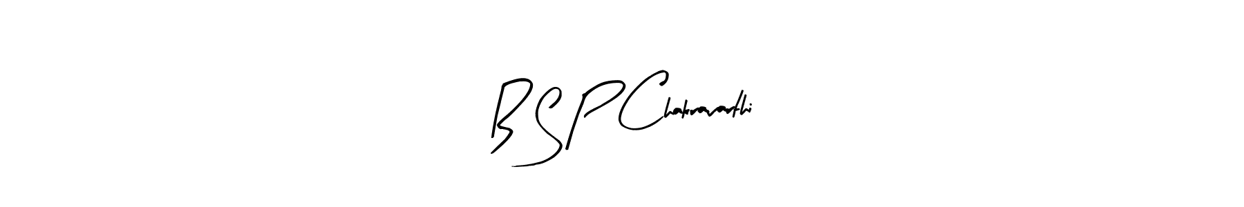 Arty Signature is a professional signature style that is perfect for those who want to add a touch of class to their signature. It is also a great choice for those who want to make their signature more unique. Get B S P Chakravarthi name to fancy signature for free. B S P Chakravarthi signature style 8 images and pictures png