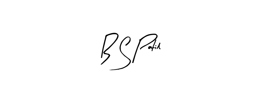 Also we have B S Patil name is the best signature style. Create professional handwritten signature collection using Arty Signature autograph style. B S Patil signature style 8 images and pictures png