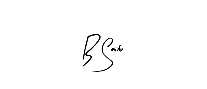 Create a beautiful signature design for name B Sailu. With this signature (Arty Signature) fonts, you can make a handwritten signature for free. B Sailu signature style 8 images and pictures png
