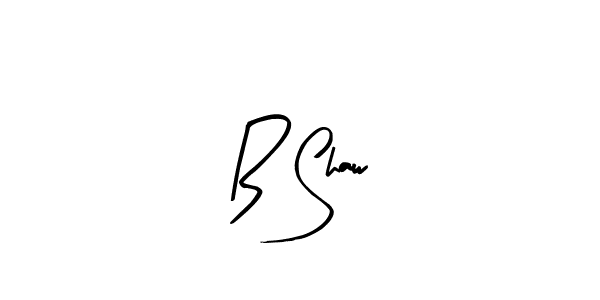 B Shaw stylish signature style. Best Handwritten Sign (Arty Signature) for my name. Handwritten Signature Collection Ideas for my name B Shaw. B Shaw signature style 8 images and pictures png