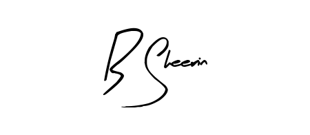 B Sheerin stylish signature style. Best Handwritten Sign (Arty Signature) for my name. Handwritten Signature Collection Ideas for my name B Sheerin. B Sheerin signature style 8 images and pictures png