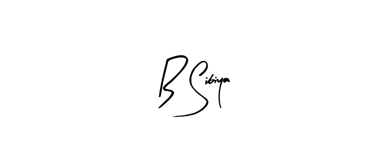 How to make B Sibiya name signature. Use Arty Signature style for creating short signs online. This is the latest handwritten sign. B Sibiya signature style 8 images and pictures png
