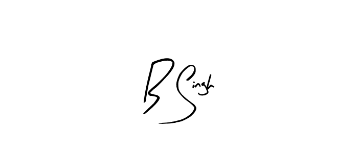 Create a beautiful signature design for name B Singh. With this signature (Arty Signature) fonts, you can make a handwritten signature for free. B Singh signature style 8 images and pictures png