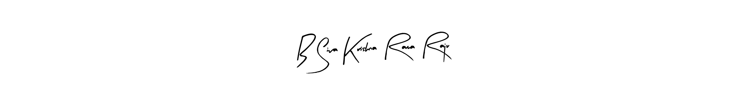 Make a beautiful signature design for name B Siva Krishna Rama Raju. With this signature (Arty Signature) style, you can create a handwritten signature for free. B Siva Krishna Rama Raju signature style 8 images and pictures png