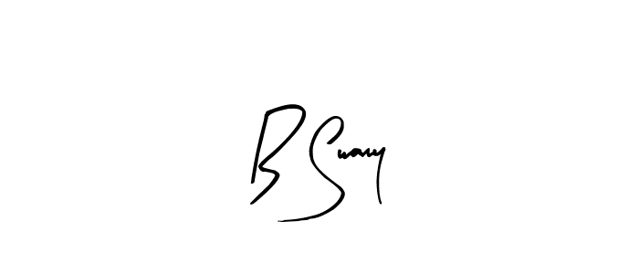 The best way (Arty Signature) to make a short signature is to pick only two or three words in your name. The name B Swamy include a total of six letters. For converting this name. B Swamy signature style 8 images and pictures png