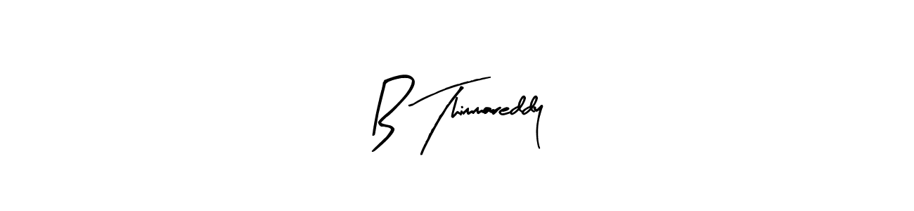 Design your own signature with our free online signature maker. With this signature software, you can create a handwritten (Arty Signature) signature for name B Thimmareddy. B Thimmareddy signature style 8 images and pictures png