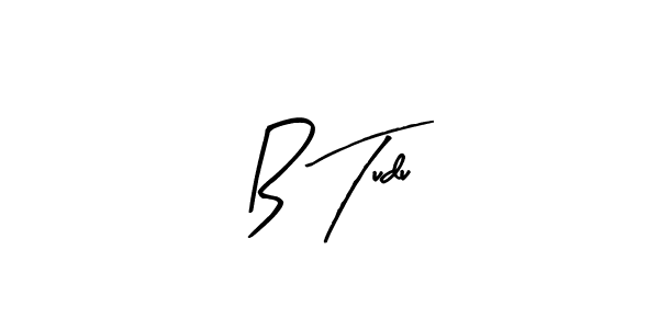 Use a signature maker to create a handwritten signature online. With this signature software, you can design (Arty Signature) your own signature for name B Tudu. B Tudu signature style 8 images and pictures png