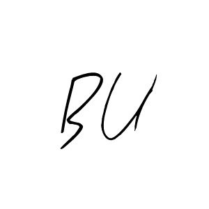 Make a beautiful signature design for name B U. With this signature (Arty Signature) style, you can create a handwritten signature for free. B U signature style 8 images and pictures png