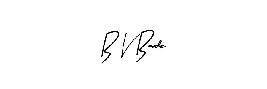 How to Draw B V Barde signature style? Arty Signature is a latest design signature styles for name B V Barde. B V Barde signature style 8 images and pictures png