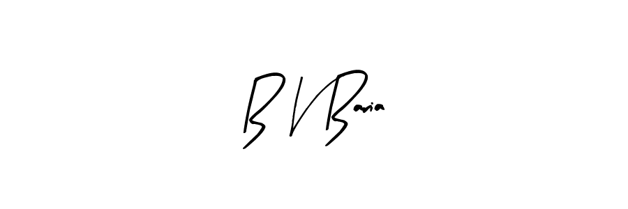 You can use this online signature creator to create a handwritten signature for the name B V Baria. This is the best online autograph maker. B V Baria signature style 8 images and pictures png