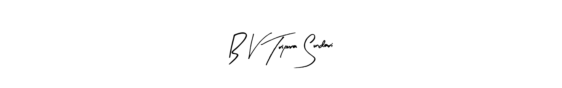 if you are searching for the best signature style for your name B V Tripura Sundari. so please give up your signature search. here we have designed multiple signature styles  using Arty Signature. B V Tripura Sundari signature style 8 images and pictures png